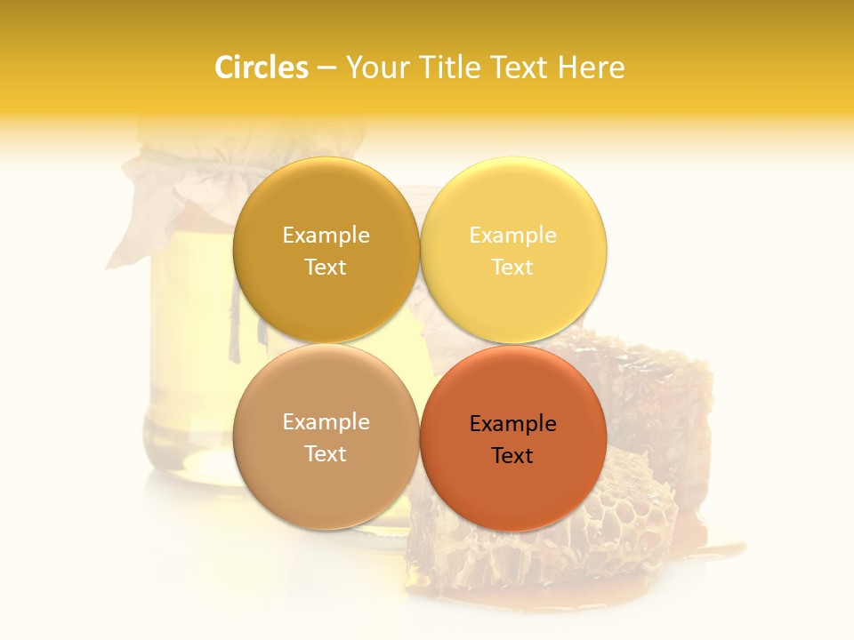 Honey Floral Background PowerPoint Template