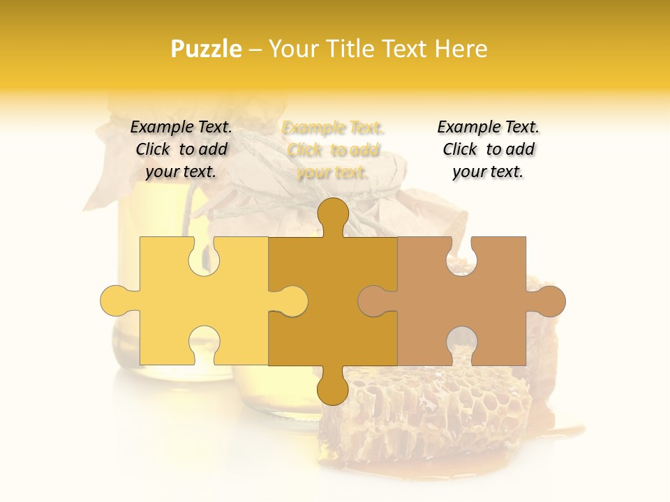 Honey Floral Background PowerPoint Template