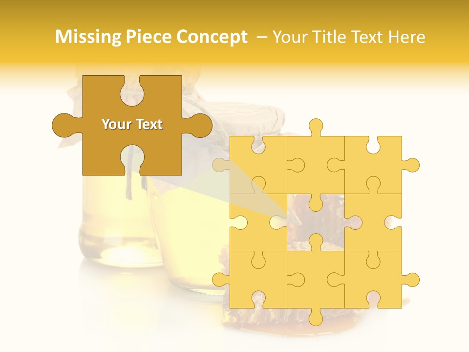 Honey Floral Background PowerPoint Template