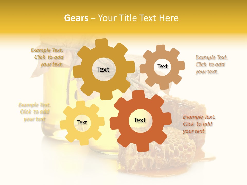 Honey Floral Background PowerPoint Template