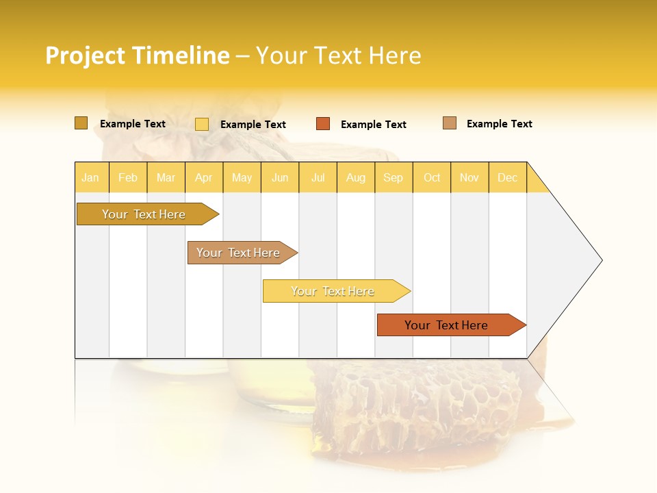 Honey Floral Background PowerPoint Template