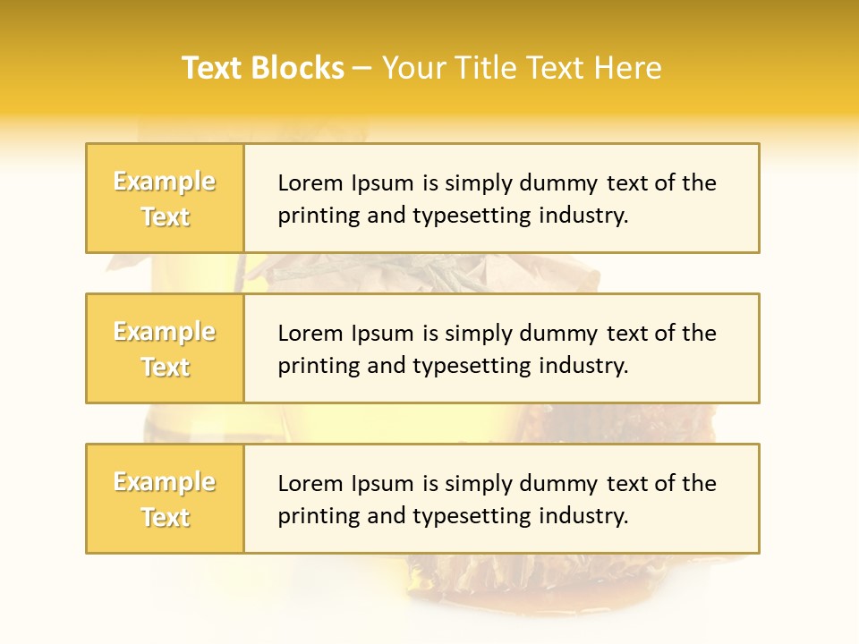Honey Floral Background PowerPoint Template