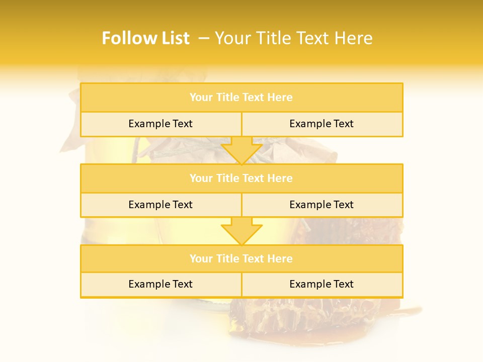 Honey Floral Background PowerPoint Template