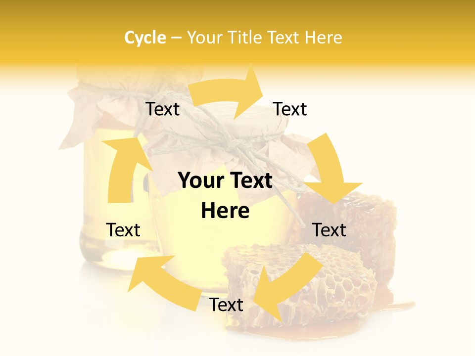 Honey Floral Background PowerPoint Template