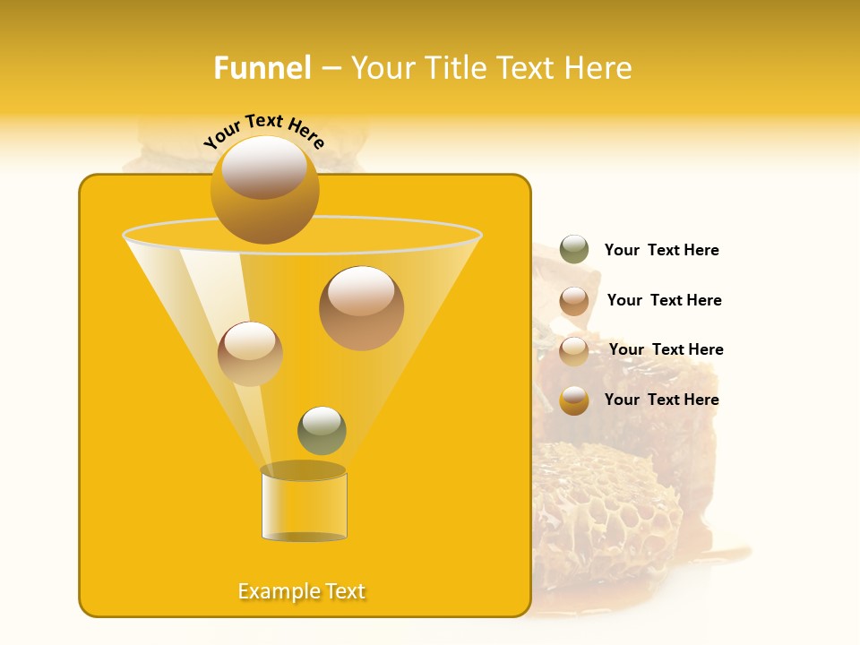 Honey Floral Background PowerPoint Template