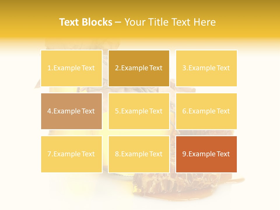 Honey Floral Background PowerPoint Template