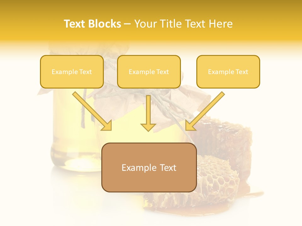 Honey Floral Background PowerPoint Template