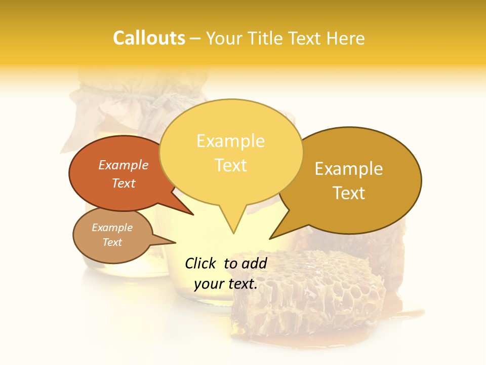 Honey Floral Background PowerPoint Template