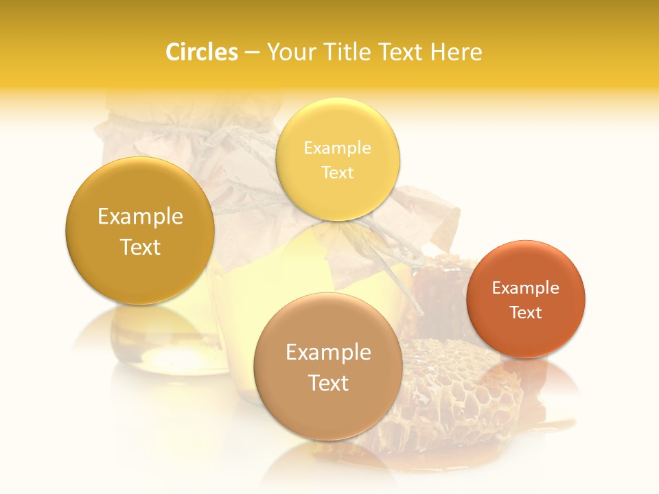 Honey Floral Background PowerPoint Template