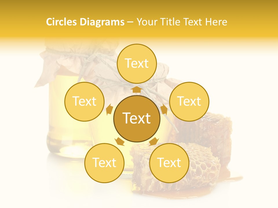 Honey Floral Background PowerPoint Template