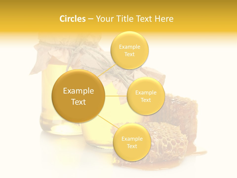 Honey Floral Background PowerPoint Template
