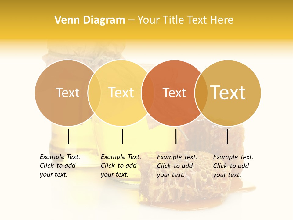 Honey Floral Background PowerPoint Template