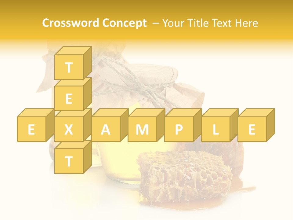 Honey Floral Background PowerPoint Template