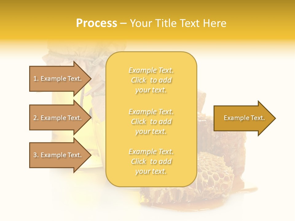 Honey Floral Background PowerPoint Template