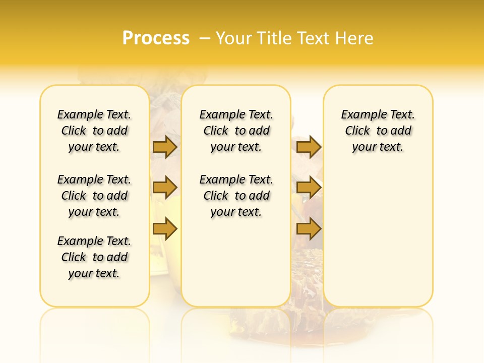 Honey Floral Background PowerPoint Template