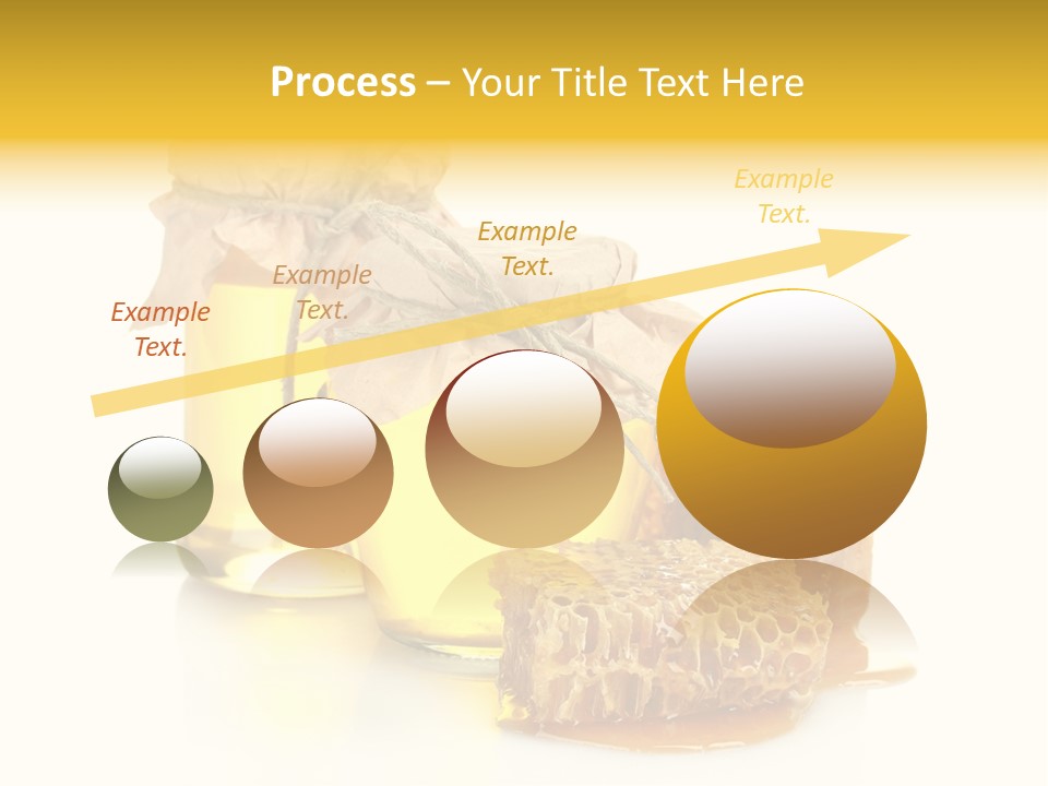 Honey Floral Background PowerPoint Template