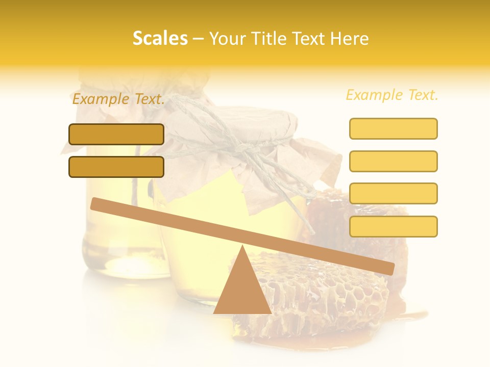 Honey Floral Background PowerPoint Template