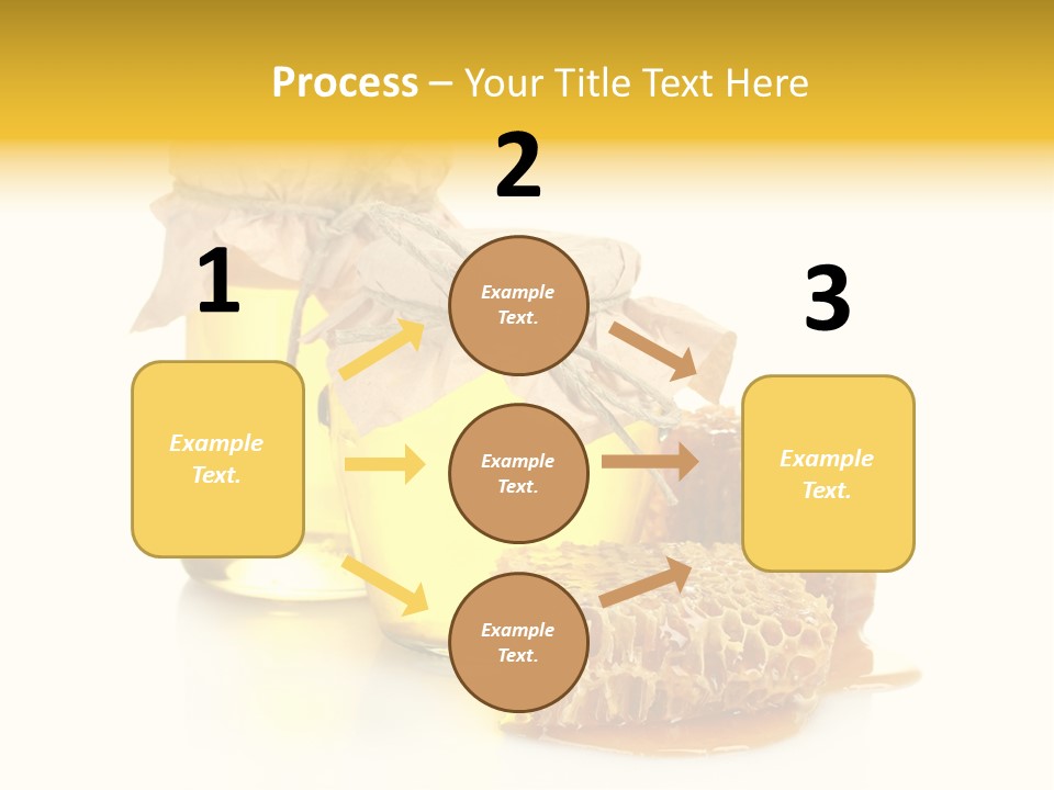 Honey Floral Background PowerPoint Template