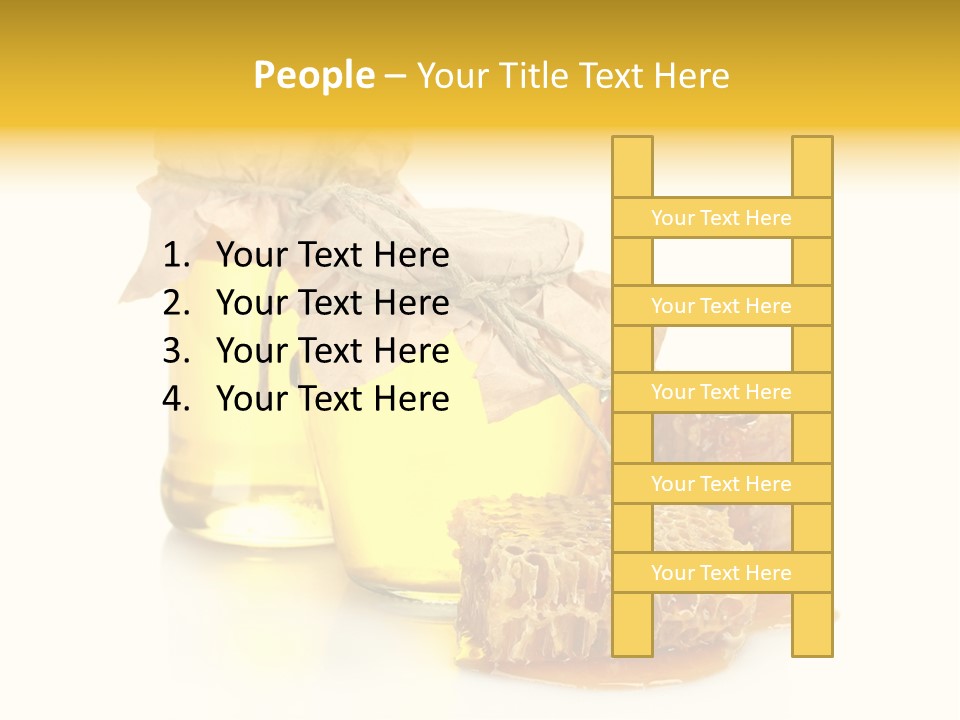 Honey Floral Background PowerPoint Template