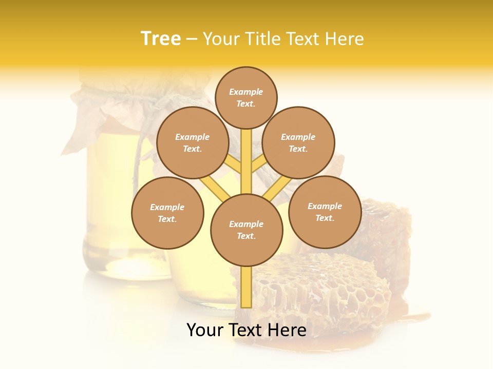 Honey Floral Background PowerPoint Template