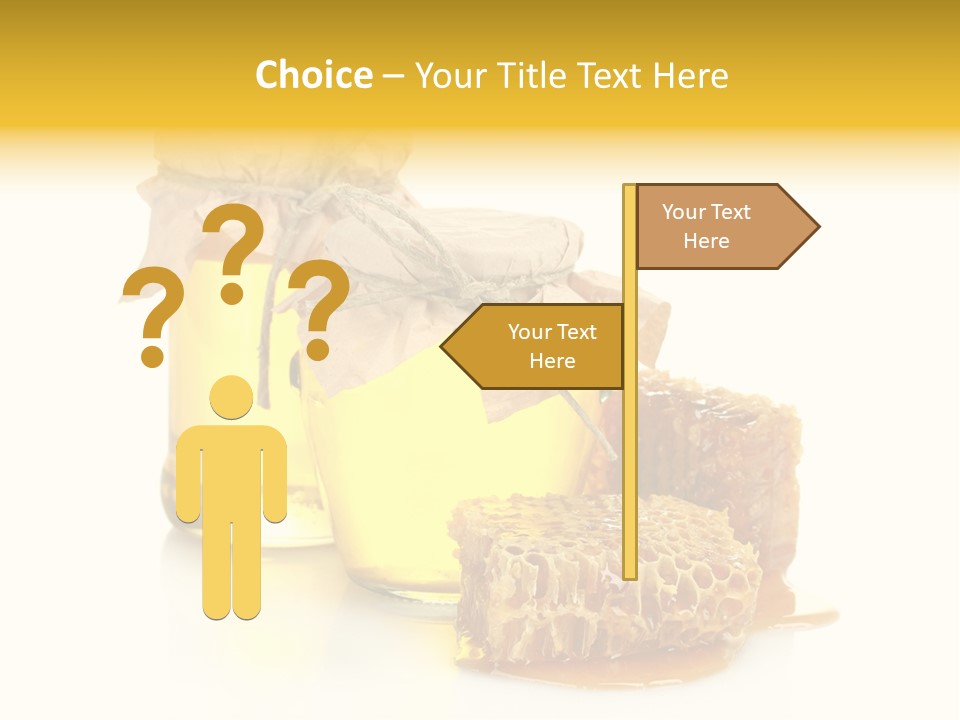 Honey Floral Background PowerPoint Template