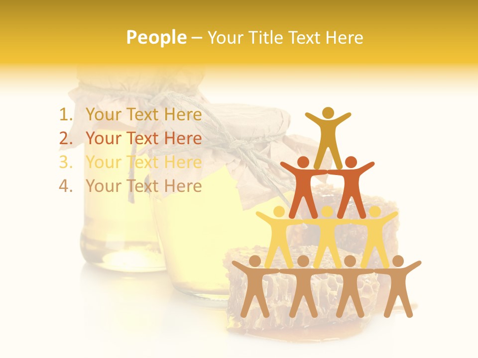 Honey Floral Background PowerPoint Template