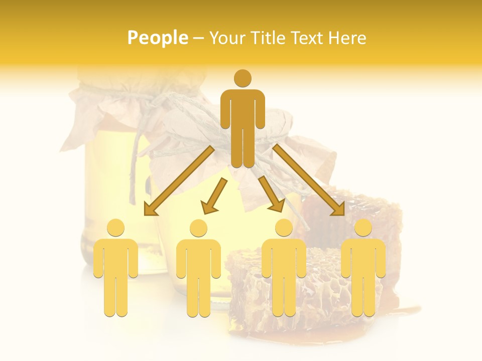 Honey Floral Background PowerPoint Template