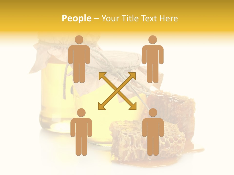 Honey Floral Background PowerPoint Template