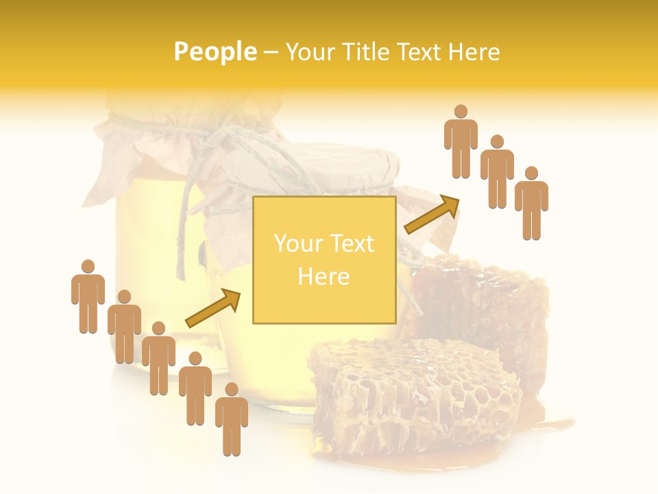 Honey Floral Background PowerPoint Template