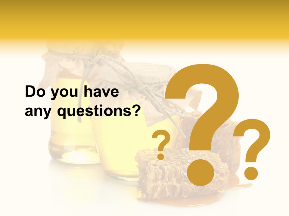 Honey Floral Background PowerPoint Template