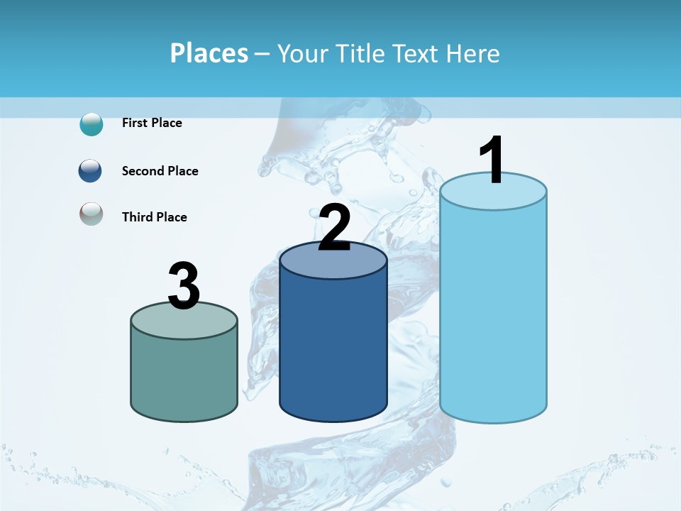 White Water Splash PowerPoint Template