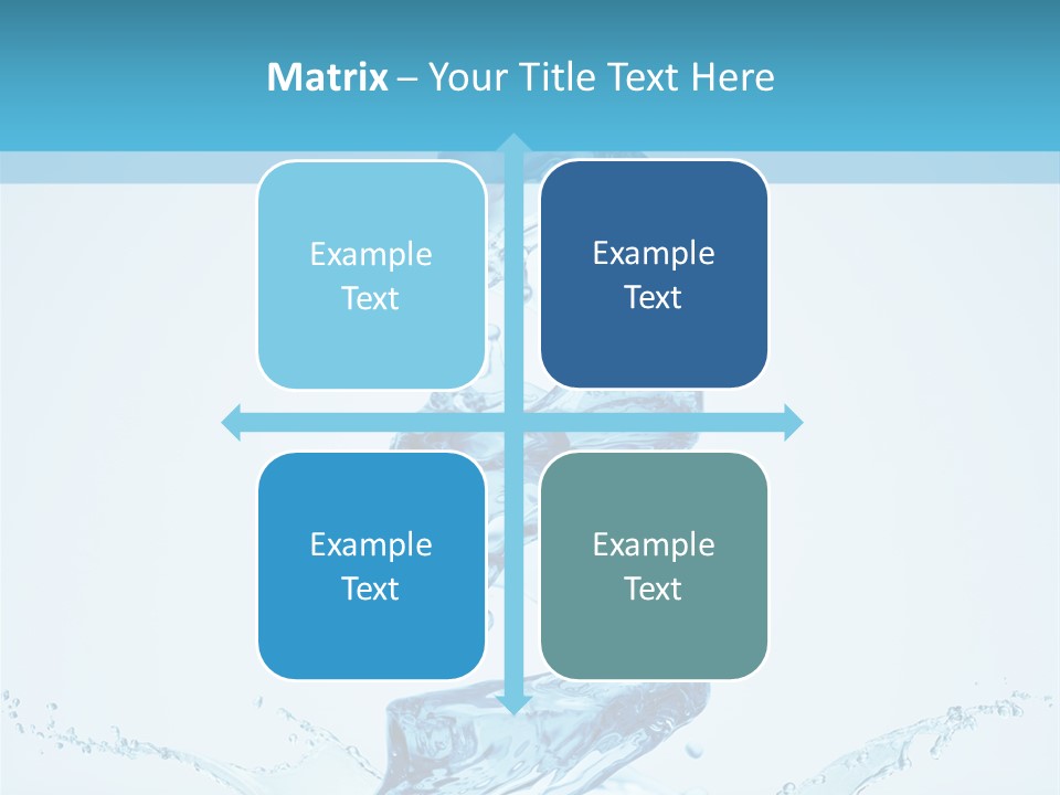 White Water Splash PowerPoint Template