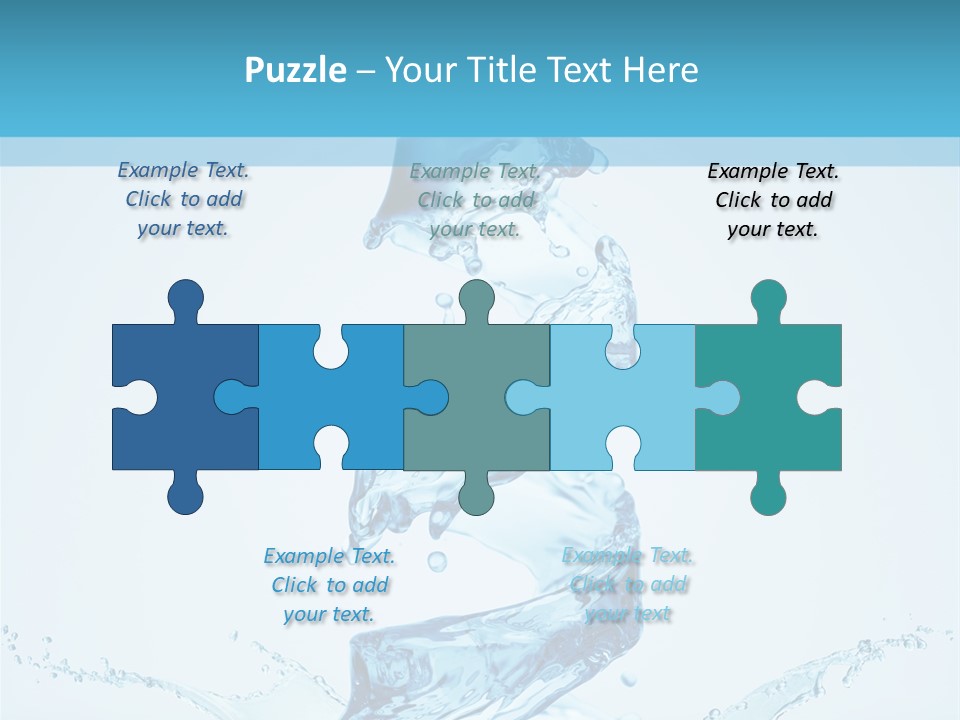 White Water Splash PowerPoint Template