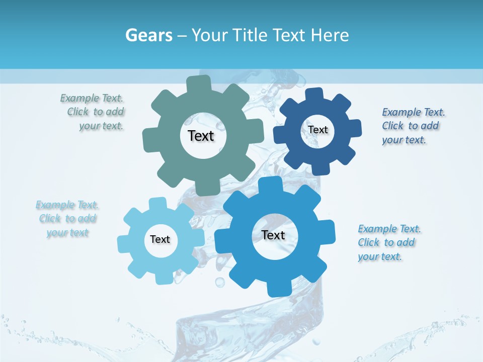 White Water Splash PowerPoint Template