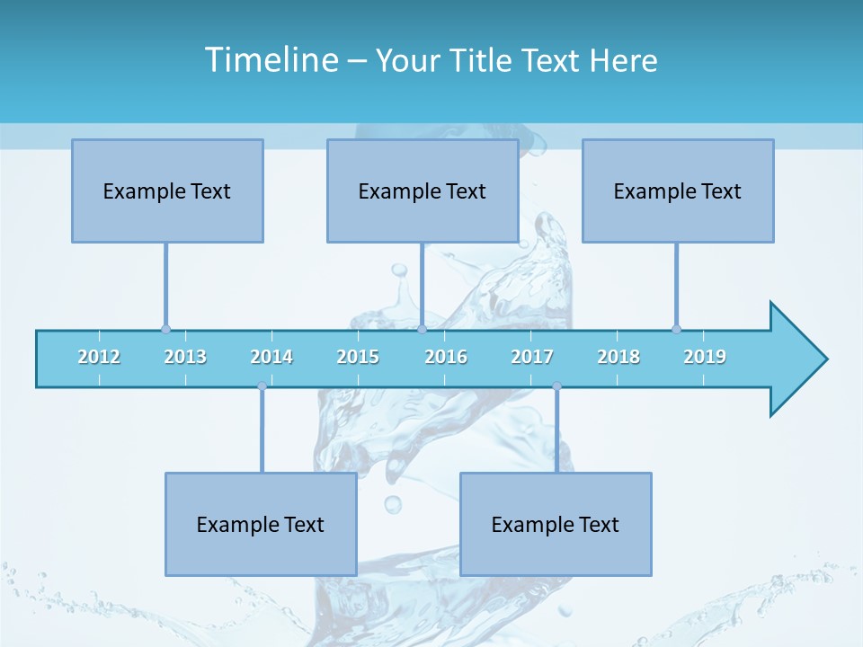 White Water Splash PowerPoint Template