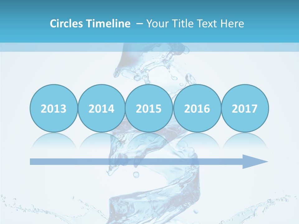 White Water Splash PowerPoint Template