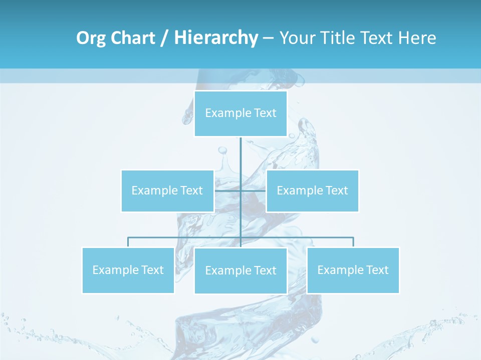 White Water Splash PowerPoint Template