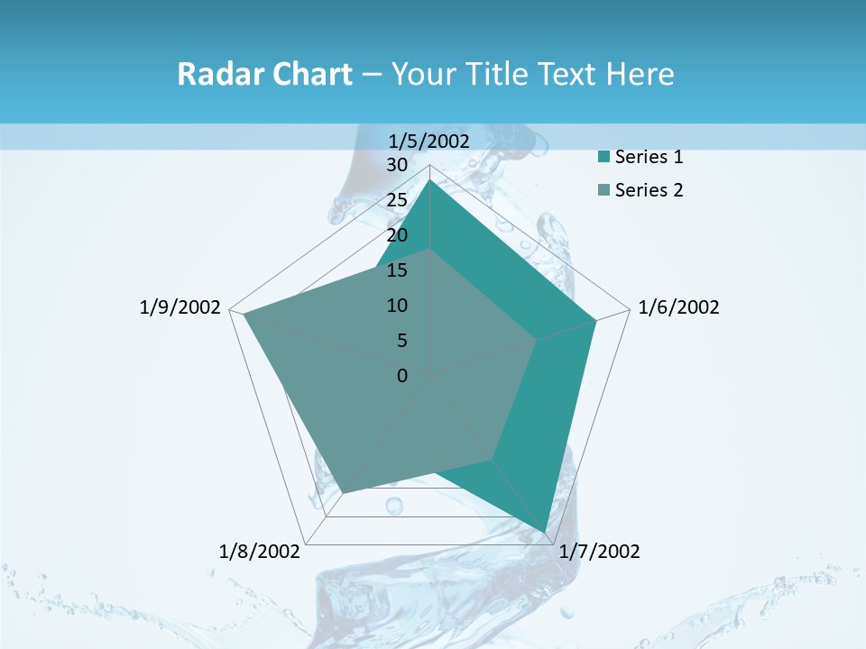White Water Splash PowerPoint Template