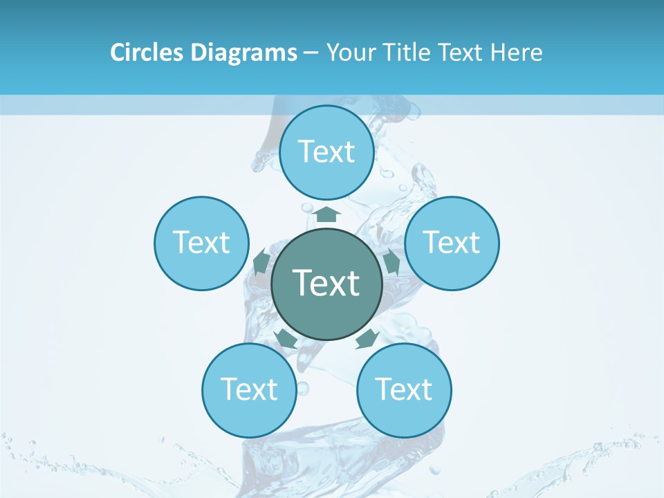 White Water Splash PowerPoint Template