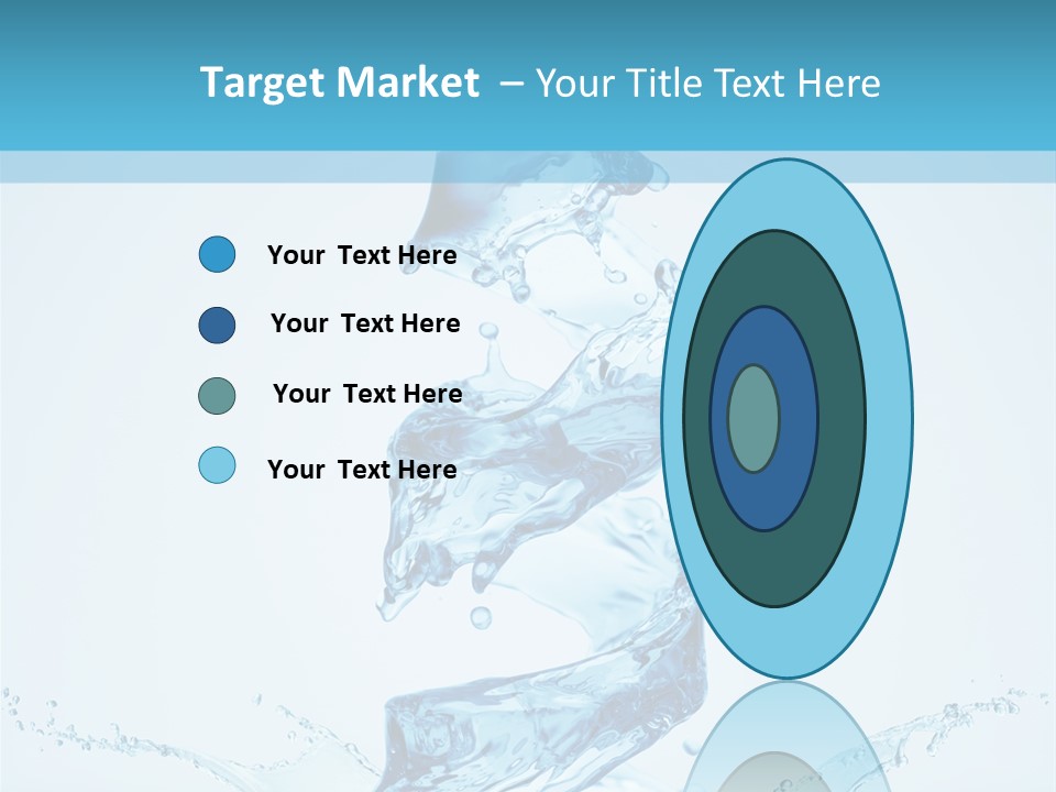 White Water Splash PowerPoint Template