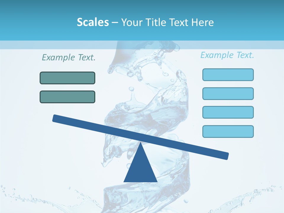 White Water Splash PowerPoint Template