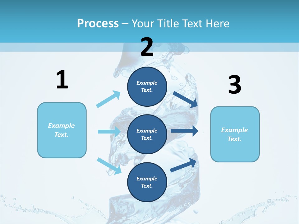 White Water Splash PowerPoint Template