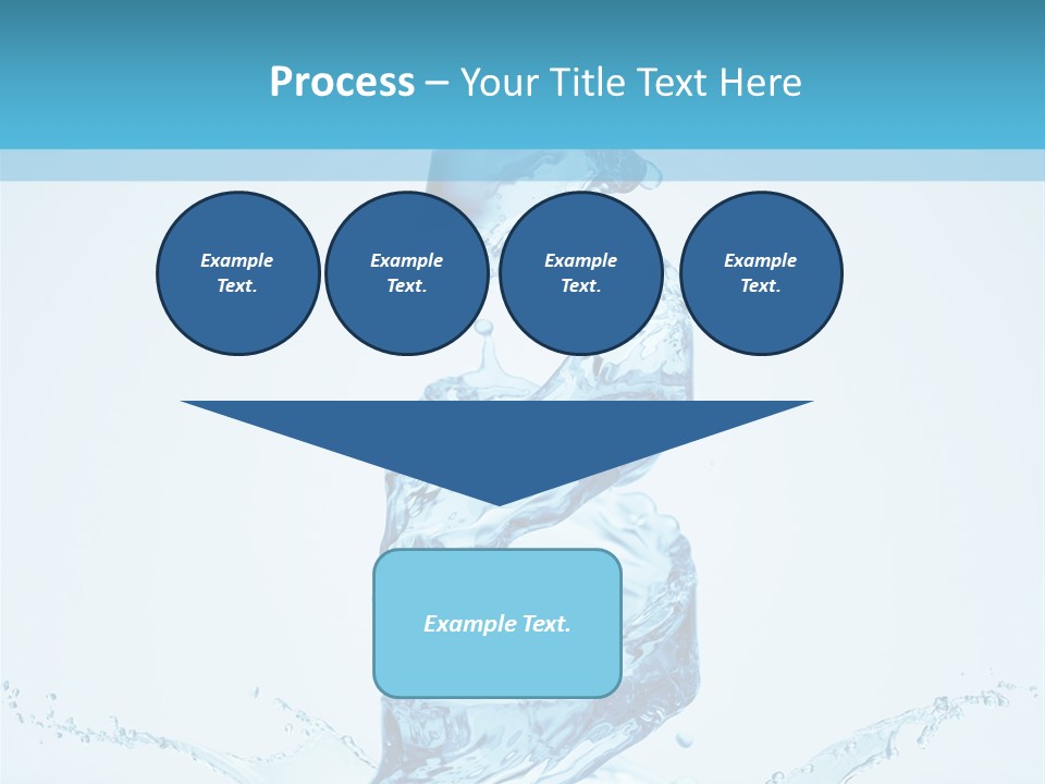 White Water Splash PowerPoint Template