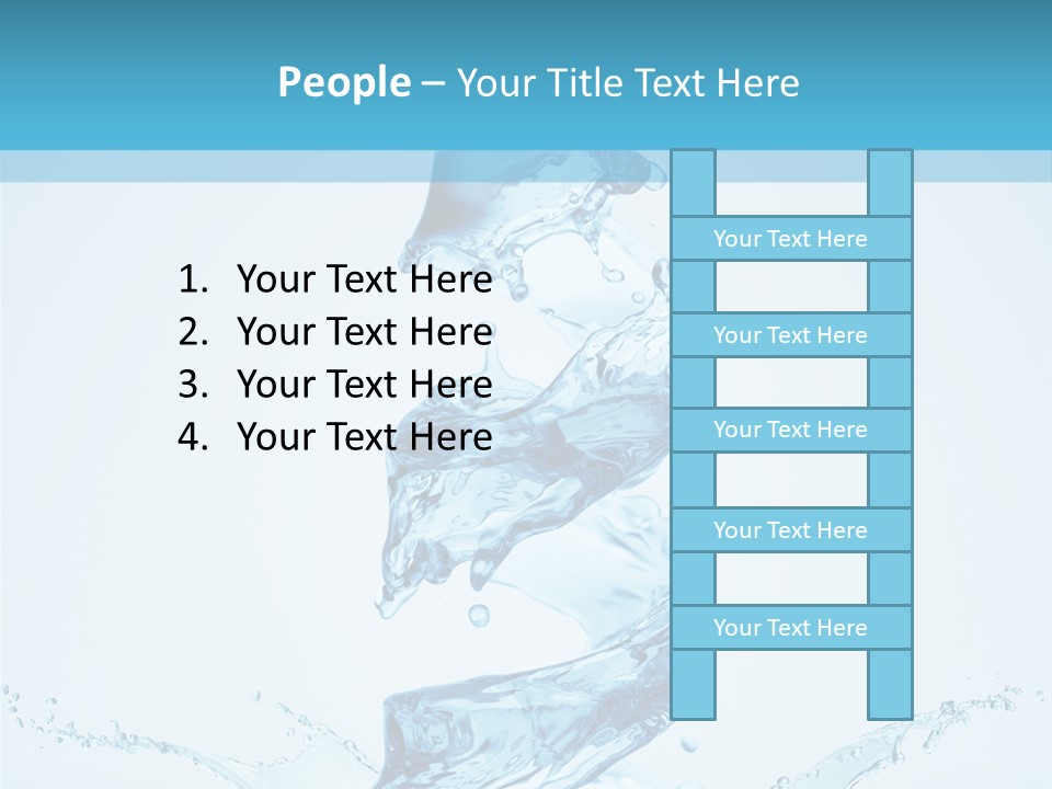 White Water Splash PowerPoint Template