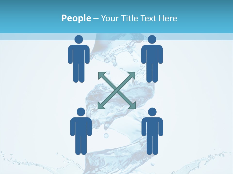 White Water Splash PowerPoint Template