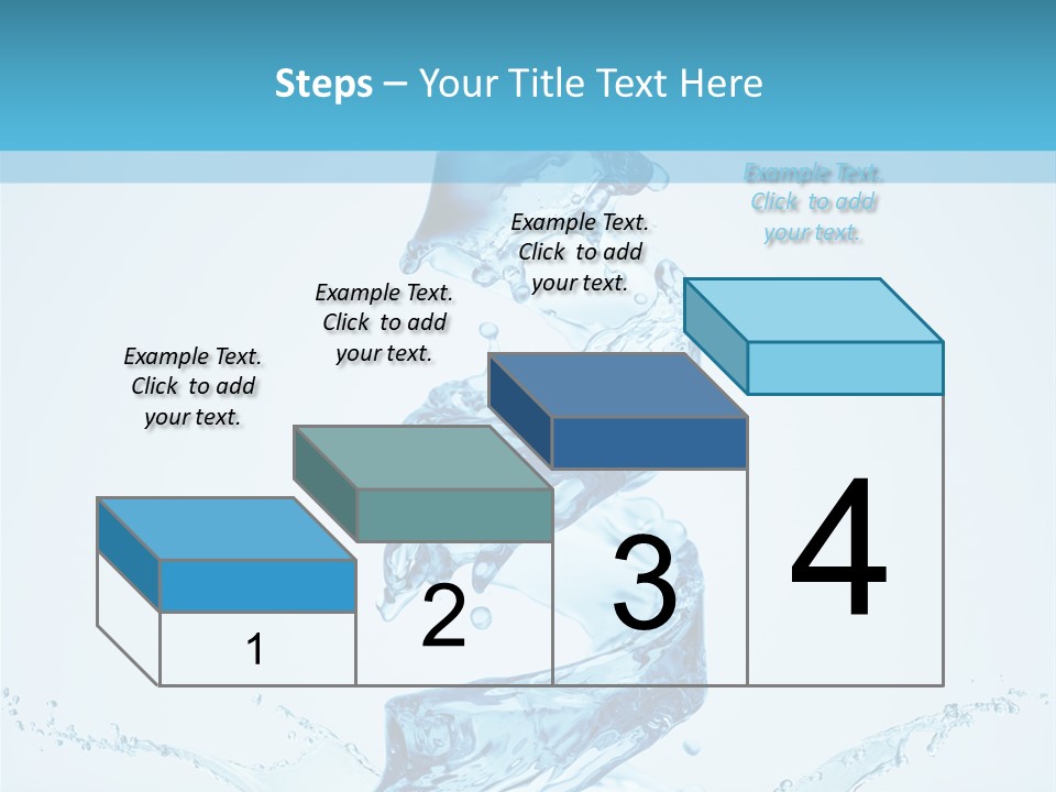 White Water Splash PowerPoint Template