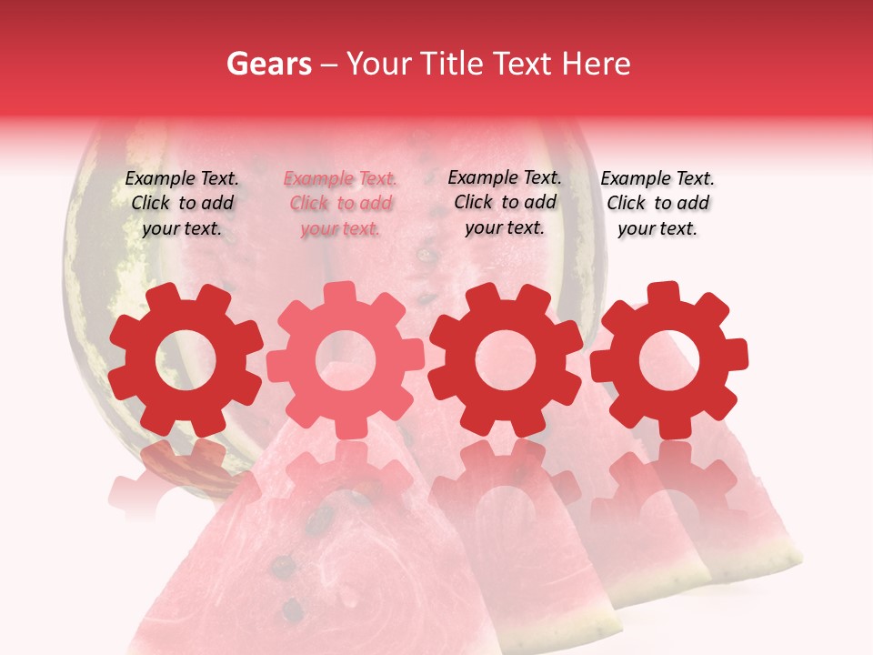 White Portion Raw PowerPoint Template