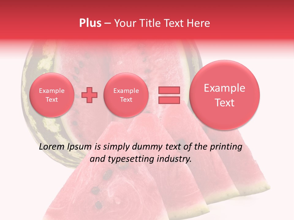 White Portion Raw PowerPoint Template