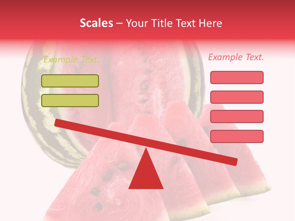 White Portion Raw PowerPoint Template