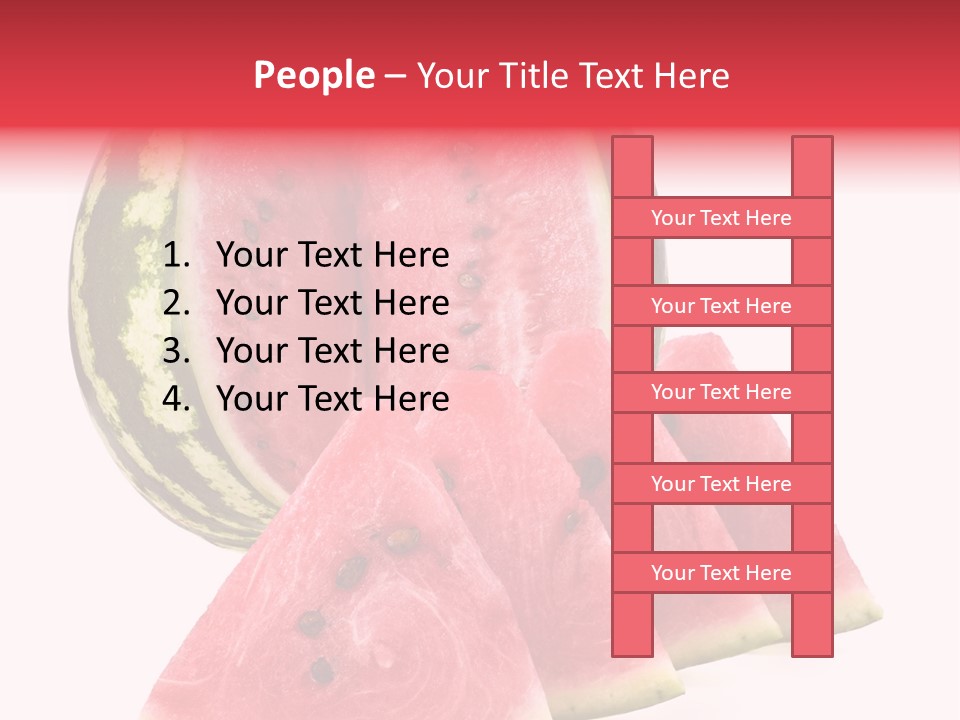 White Portion Raw PowerPoint Template